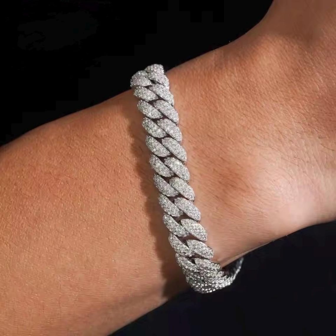 12mm iced out cuban link chain (2)